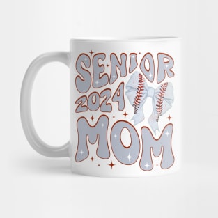 Senior 2024 softball Mom tee Friday Night Gift For Women Mother day Mug